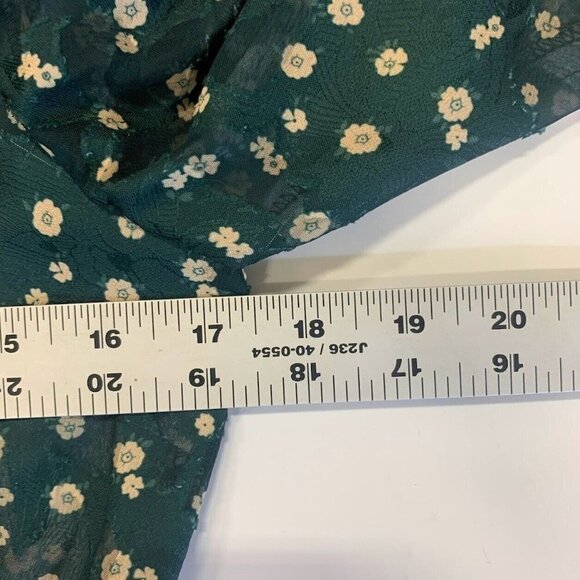 Tularosa Women's Ziggy Hunter Green Floral Midi‎ Dress Size M NWT - Picture 15 of 16